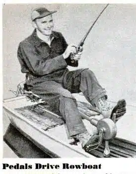 Photo: The Aquacycle in use as pictured in the June 1949 issue of Popular Science.