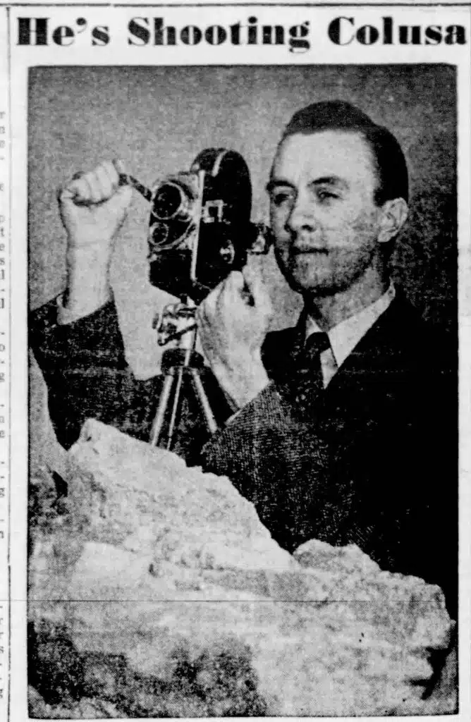 Photo with caption: R.W. Allen. from The Colusa Sun Herald of California, September 27, 1949.