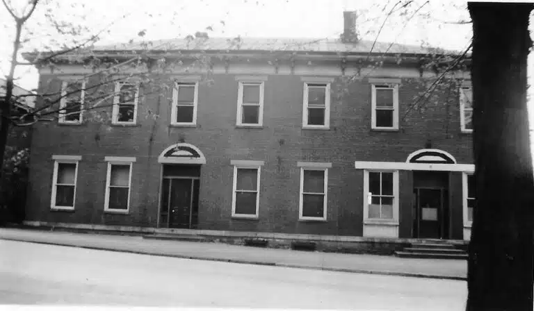 Photo: The Gibson House in 1942. Courtesy of Archives of the Sisters of St. Francis.