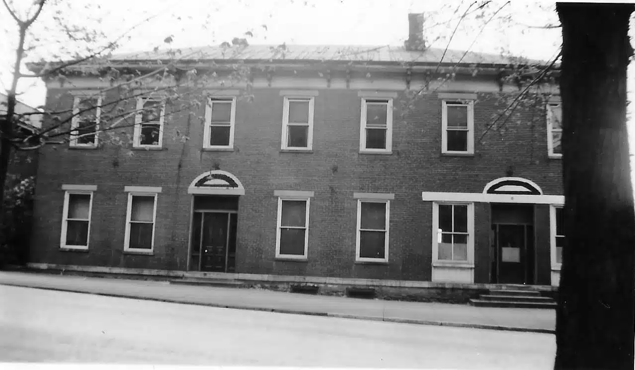 Photo: The Gibson House in 1942. Courtesy of Archives of the Sisters of St. Francis.