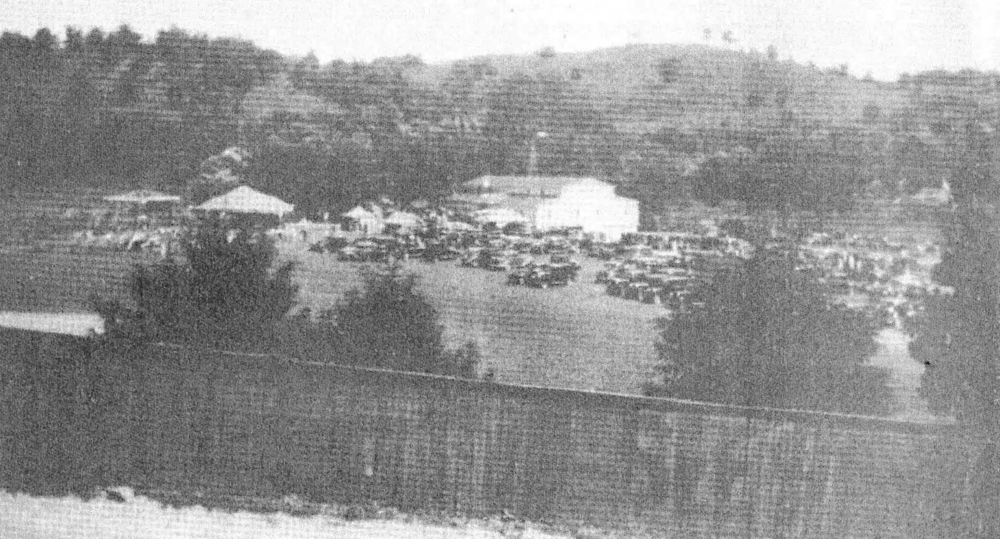 Photo with caption: The 4-H Fair when it was at the ballpark.
Image originally belonged to Bob Bunz.