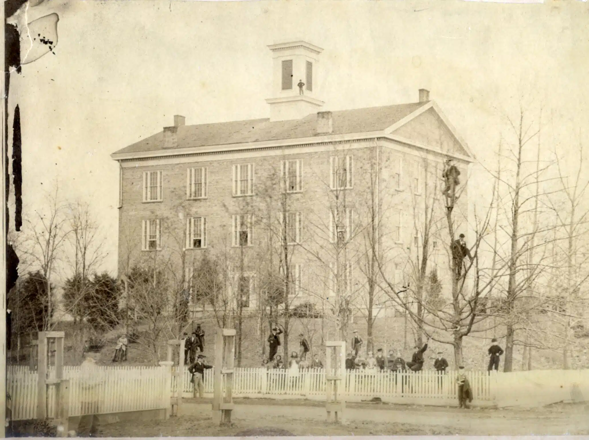 Photo: Brookville College building.