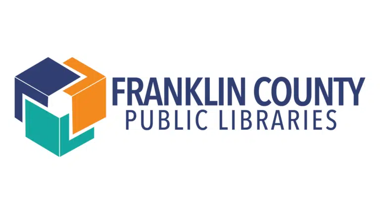 Graphic with text: Franklin County Public Libraries