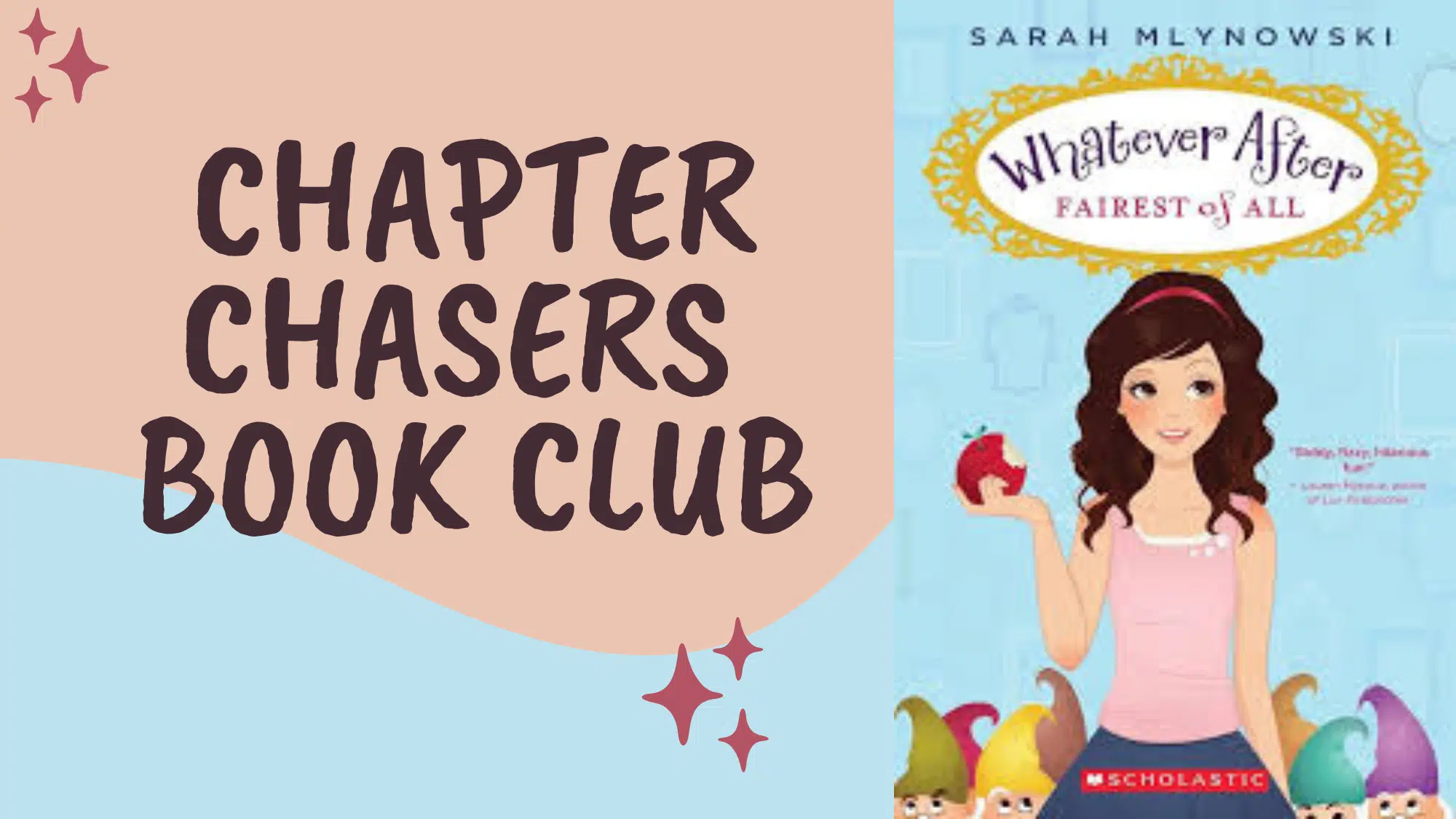 Graphic with Text: Chapter Chasers Book Club