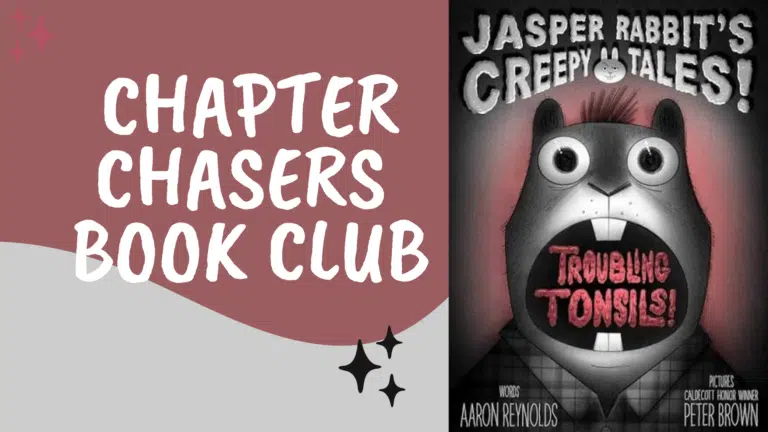 Graphic with text: Chapter Chasers Book Club